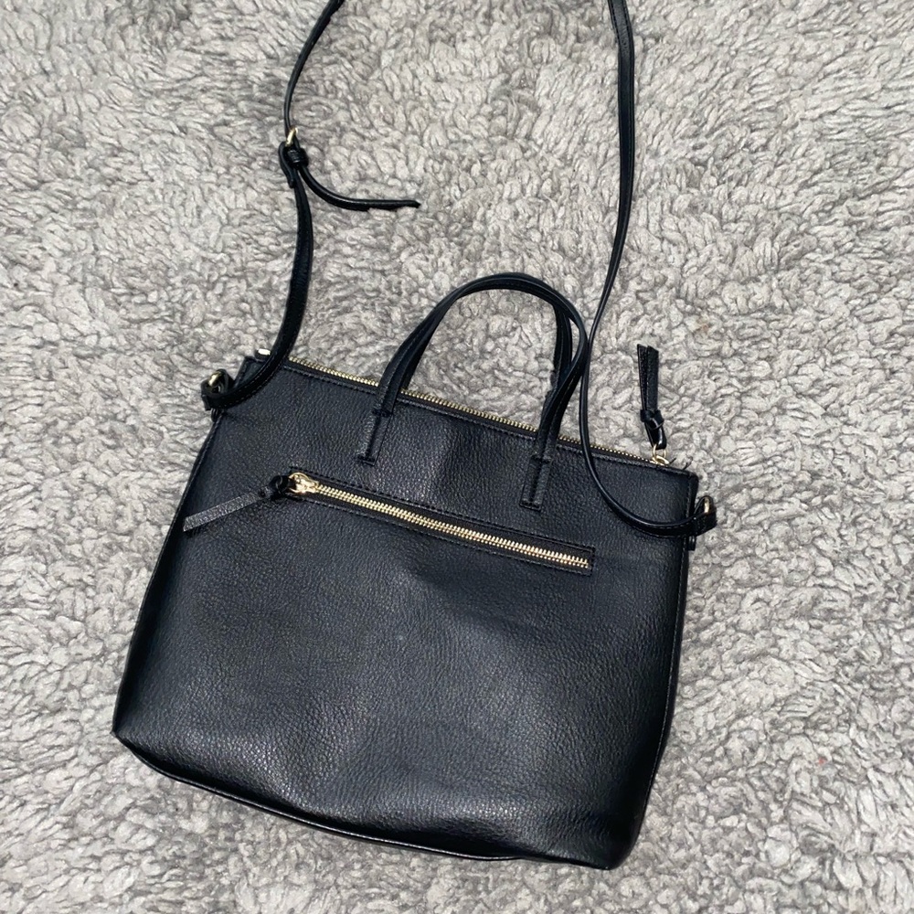 Old Navy Black Leather Purse